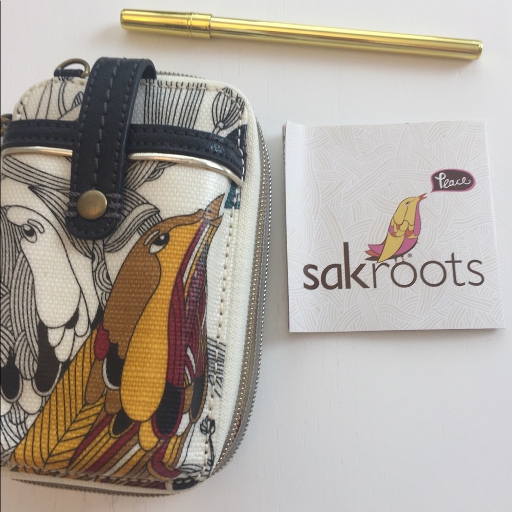 Sakroots cross-body /wallet /smartphone case